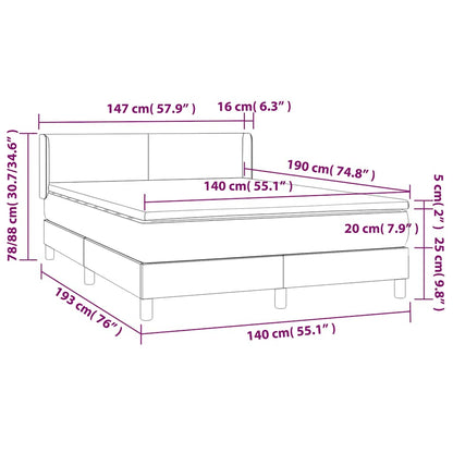 Box Spring Postel S Matrací Samet Tmavě Zelená