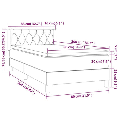 Box Spring Postel S Matrací Samet Růžová