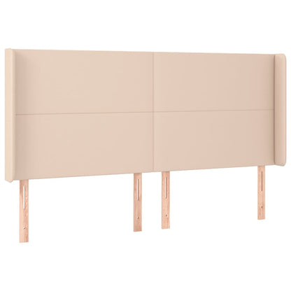 Box Spring Postel Matrace A Led Cappuccino 200X200Cm Umělá Kůže