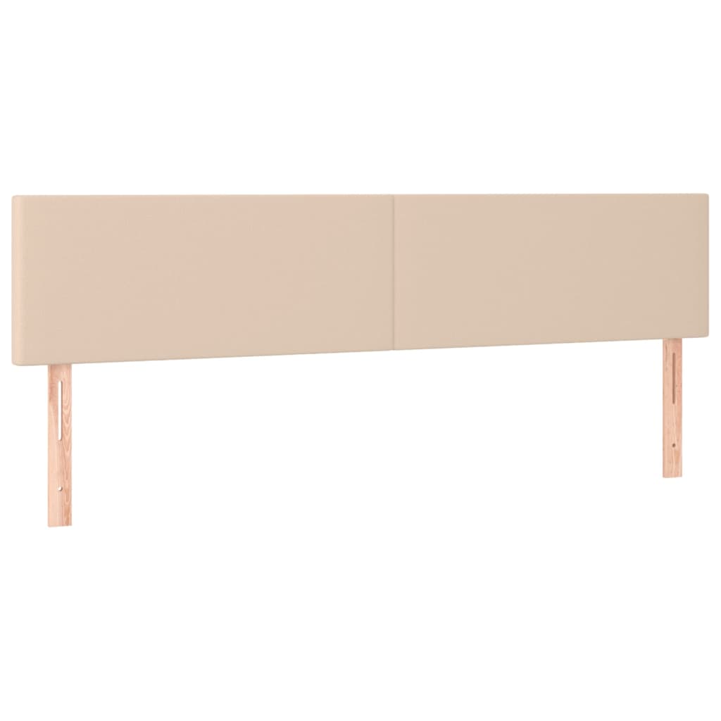 Box Spring Postel Matrace A Led Cappuccino 180X200Cm Umělá Kůže