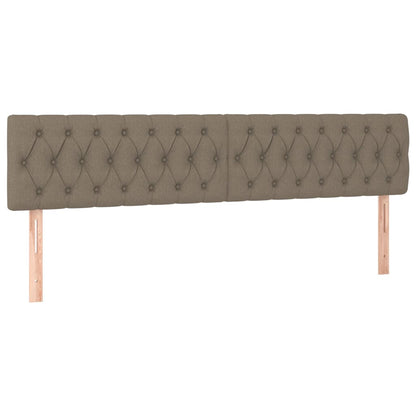 Box Spring Postel S Matrací Taupe 180X200 Cm Textil