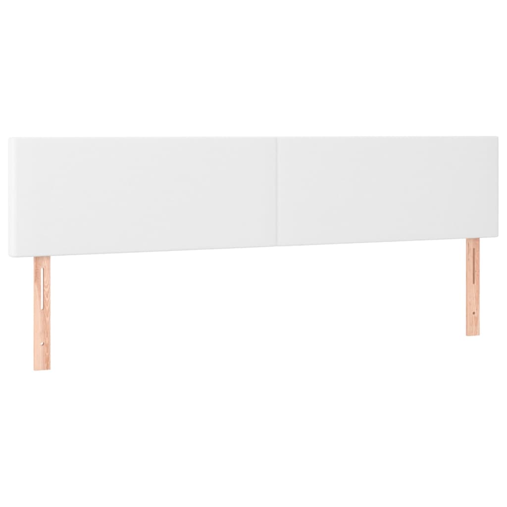 Box Spring Postel S Matrací Bílá 180X200 Cm Umělá Kůže