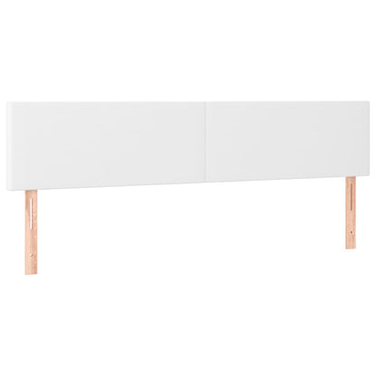 Box Spring Postel S Matrací Bílá 180X200 Cm Umělá Kůže