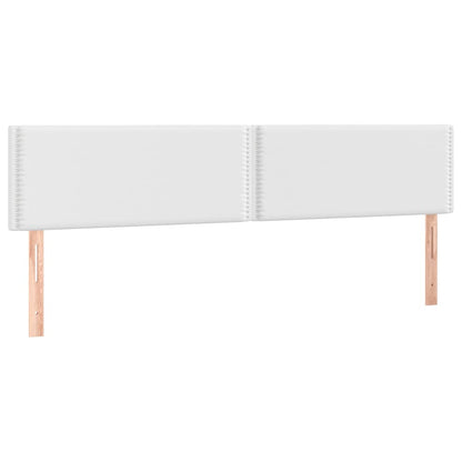 Box Spring Postel S Matrací Bílá 200X200 Cm Umělá Kůže