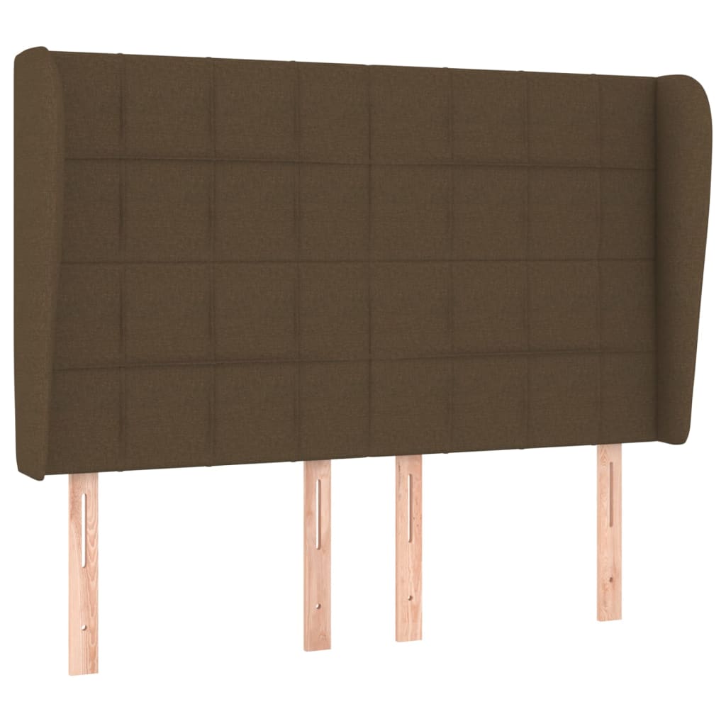 Box Spring Postel S Matrací Tmavě Hnědá 140X190 Cm Textil