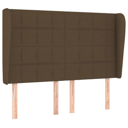 Box Spring Postel S Matrací Tmavě Hnědá 140X190 Cm Textil