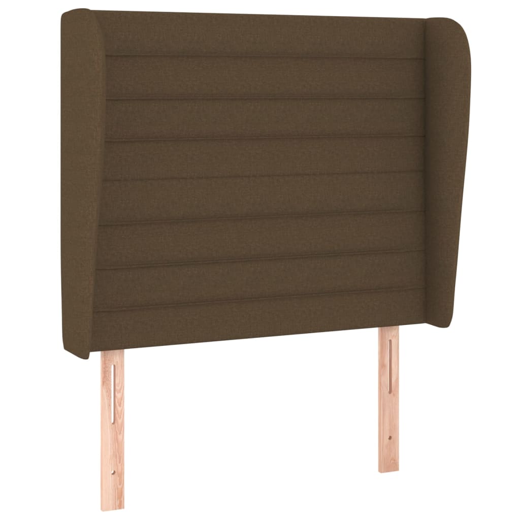 Box Spring Postel S Matrací Tmavě Hnědá 90X190 Cm Textil
