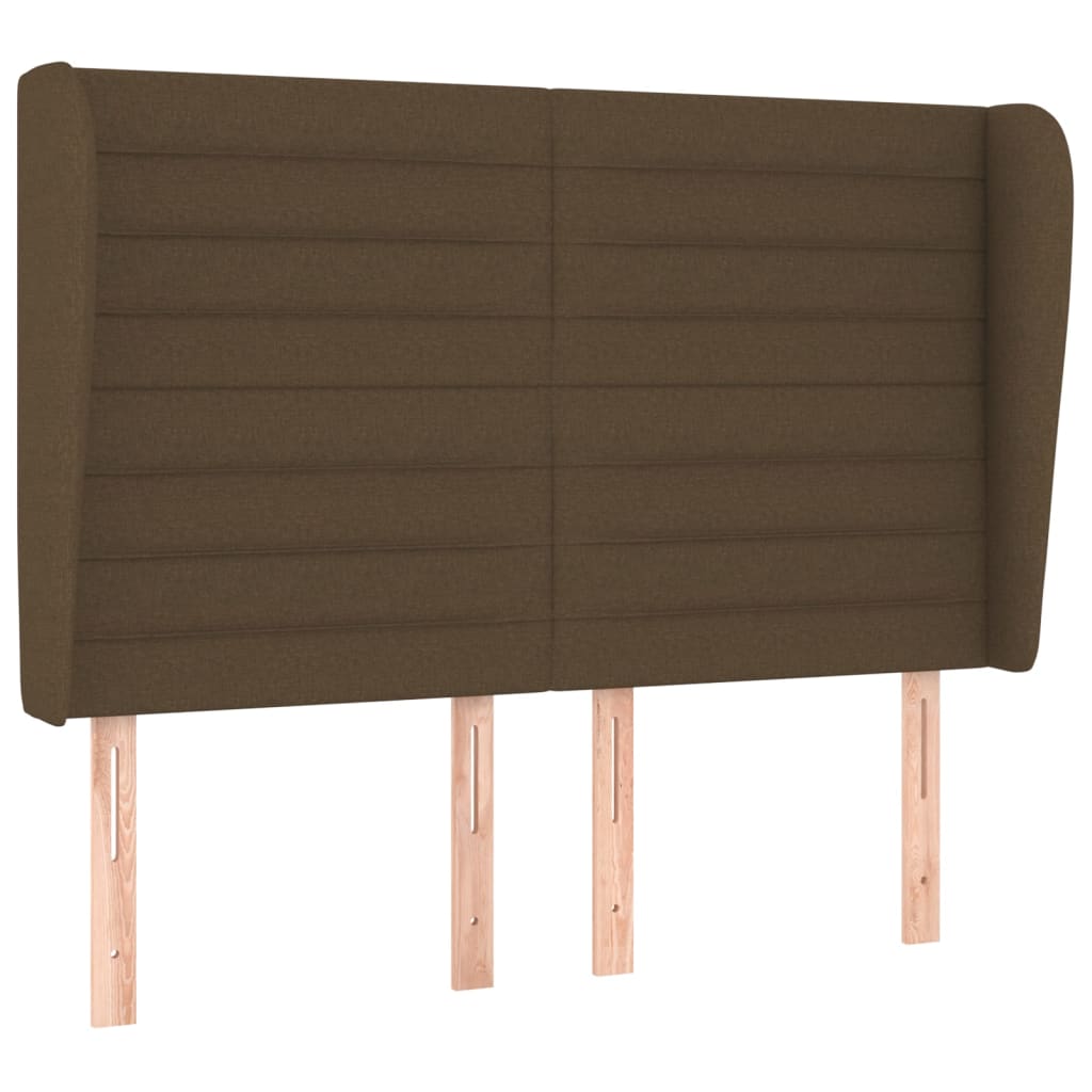 Box Spring Postel S Matrací Tmavě Hnědá 140X190 Cm Textil