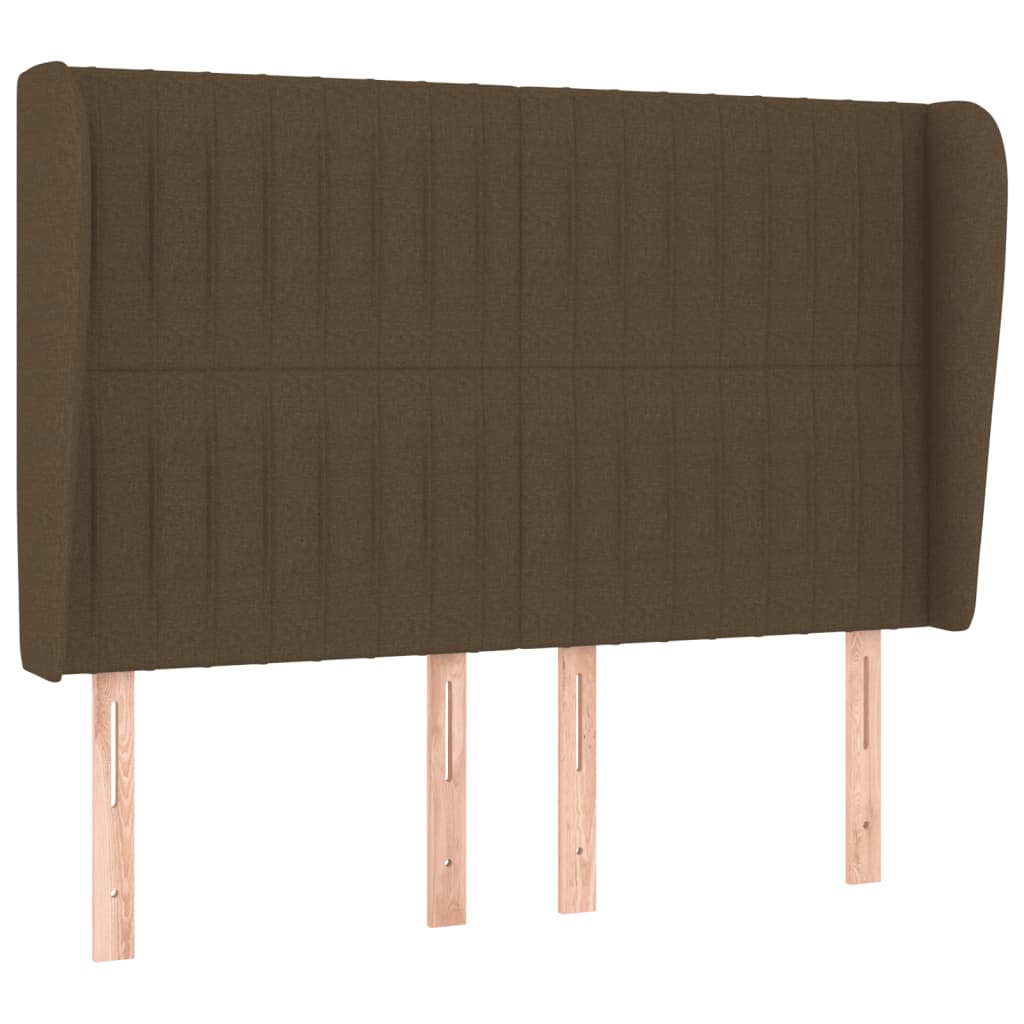 Box Spring Postel S Matrací Tmavě Hnědá 140X190 Cm Textil