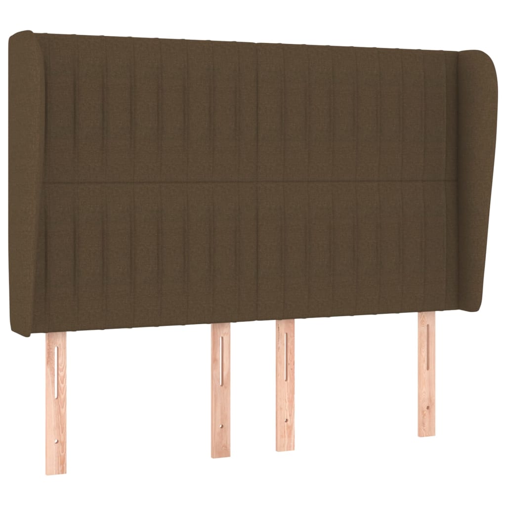 Box Spring Postel S Matrací Tmavě Hnědá 140X200 Cm Textil