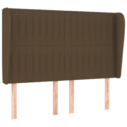 Box Spring Postel S Matrací Tmavě Hnědá 140X200 Cm Textil