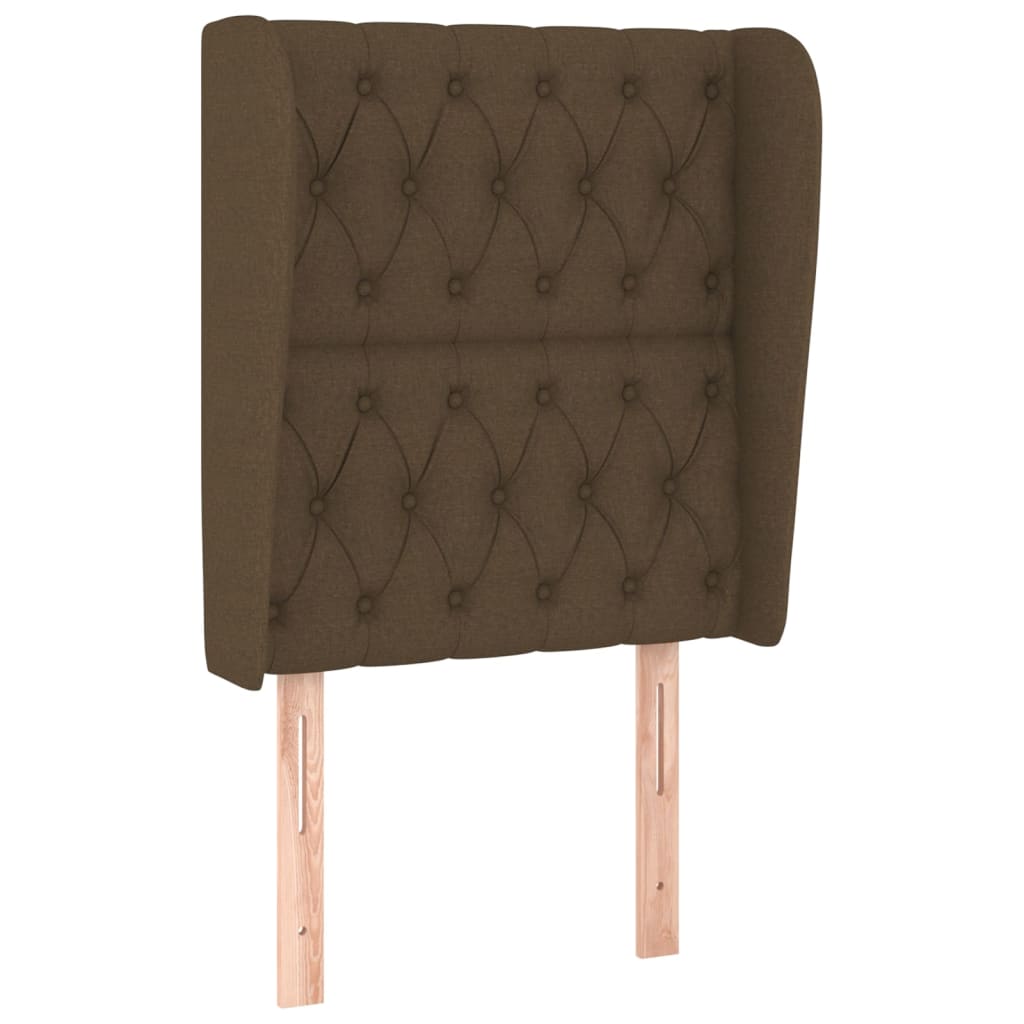 Box Spring Postel S Matrací Tmavě Hnědá 80X200 Cm Textil