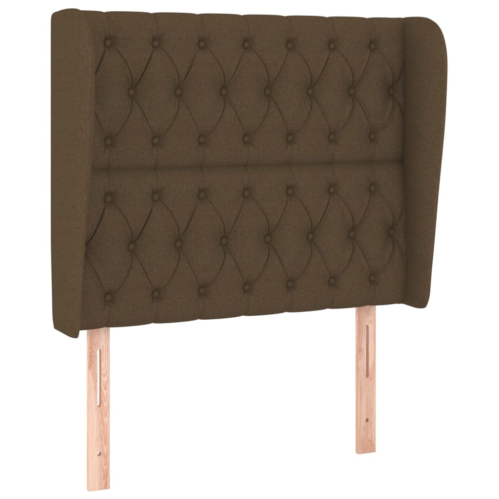Box Spring Postel S Matrací Tmavě Hnědá 90X190 Cm Textil