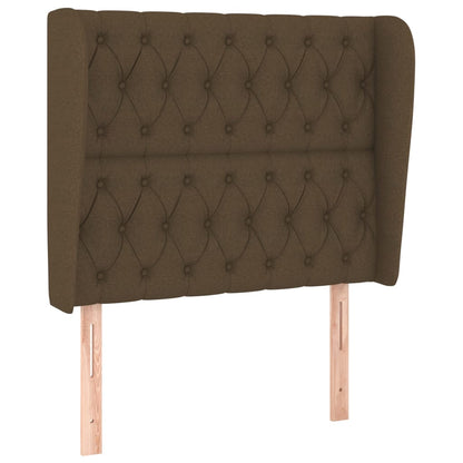 Box Spring Postel S Matrací Tmavě Hnědá 90X190 Cm Textil