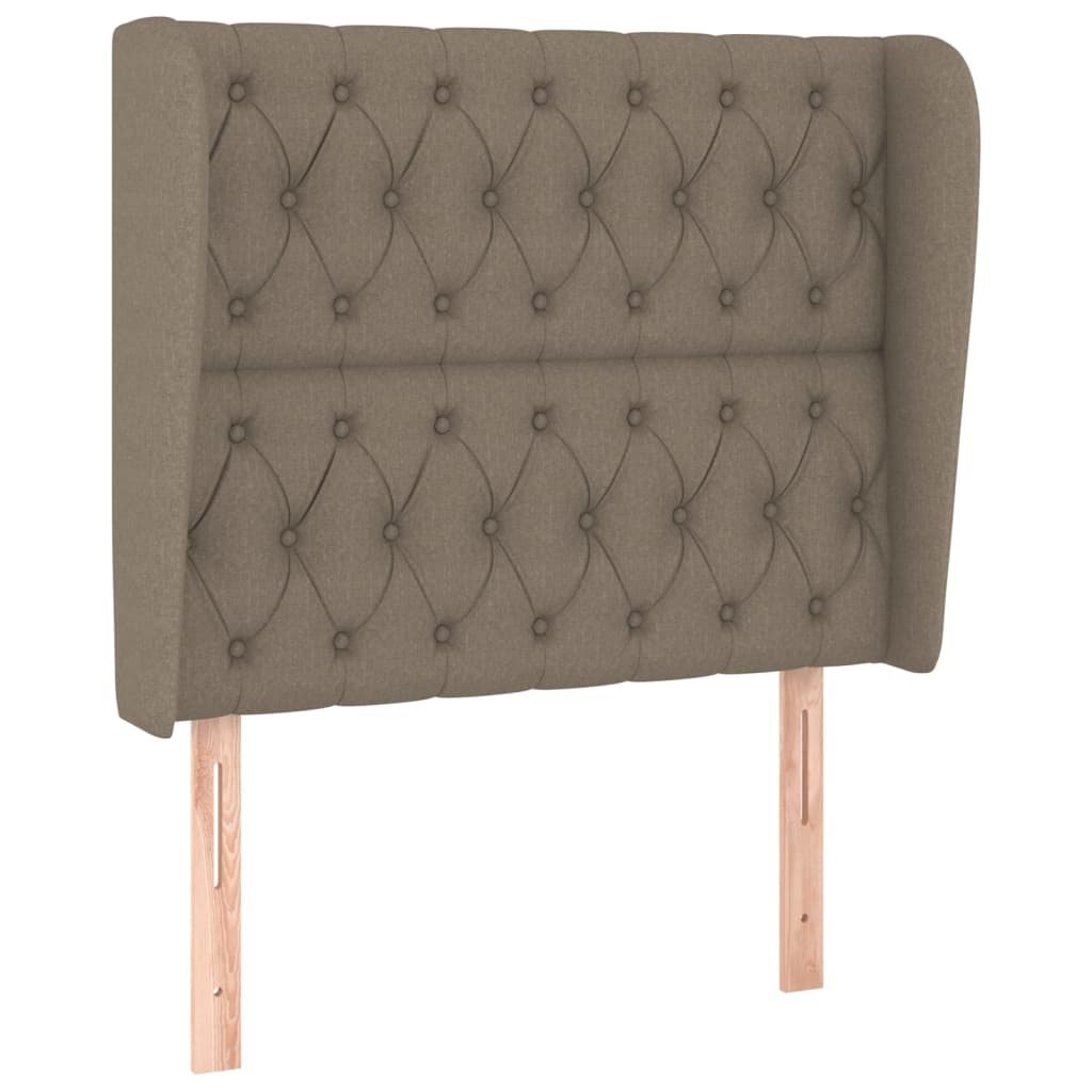Box Spring Postel S Matrací Textil Taupe