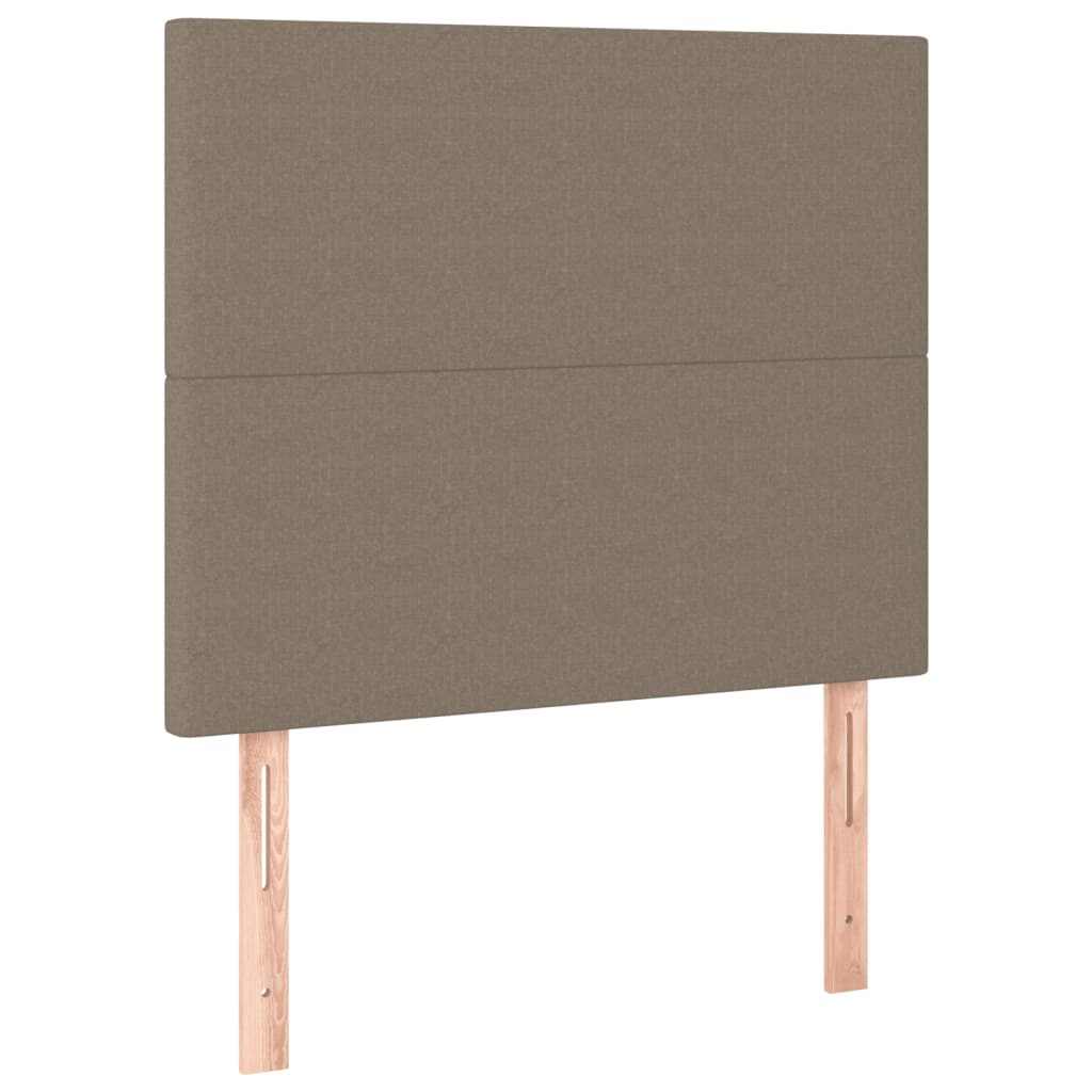 Rám Postele Bez Matrací Taupe 90X200 Cm Textil