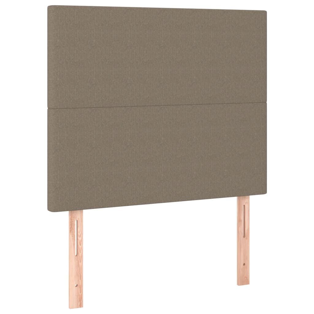 Rám Postele Bez Matrace Taupe 100 X 200 Cm Textil