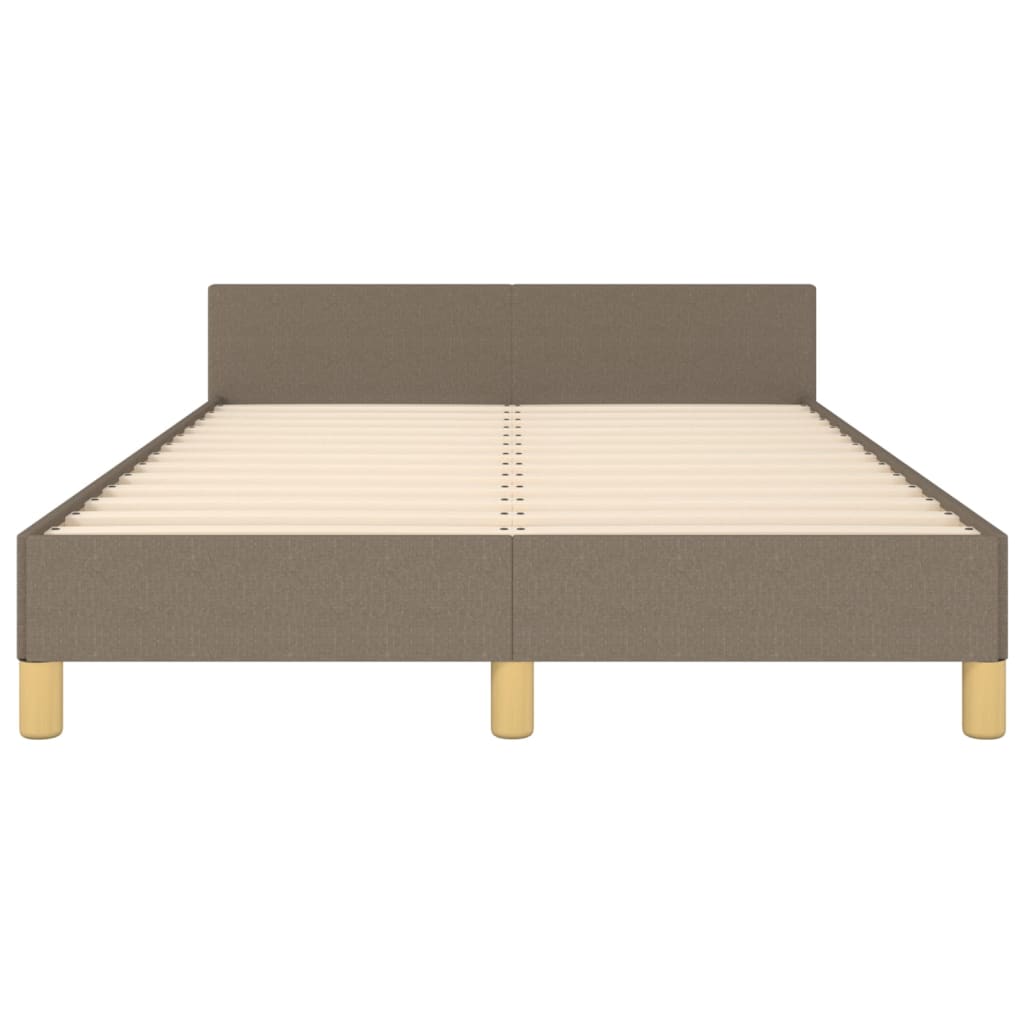 Rám Postele Bez Matrace Taupe 120 X 200 Cm Textil