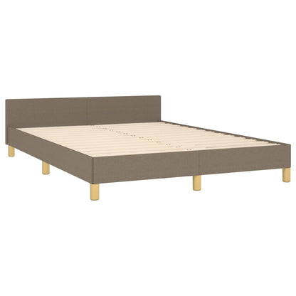 Rám Postele Bez Matrace Taupe 140 X 200 Cm Textil