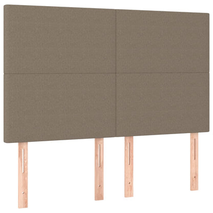 Rám Postele Bez Matrace Taupe 140 X 200 Cm Textil
