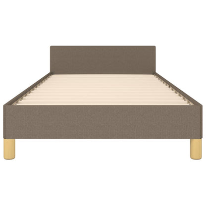 Rám Postele Bez Matrace Taupe 100 X 200 Cm Textil