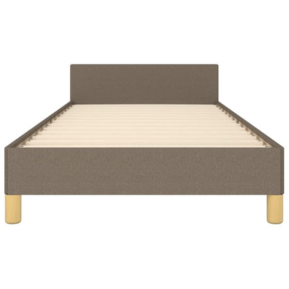 Rám Postele Bez Matrací Taupe 90X200 Cm Textil