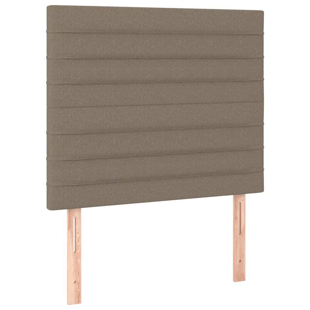 Rám Postele Bez Matrací Taupe 80X200 Cm Textil