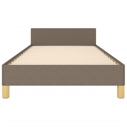 Rám Postele Bez Matrací Taupe 90X190 Cm Textil