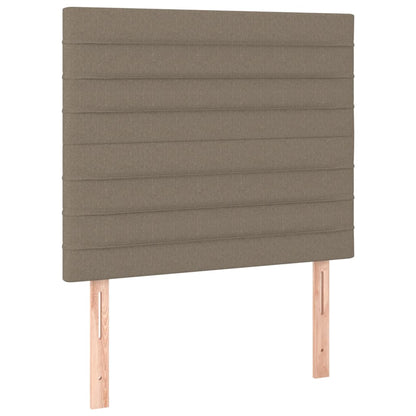 Rám Postele Bez Matrací Taupe 90X190 Cm Textil