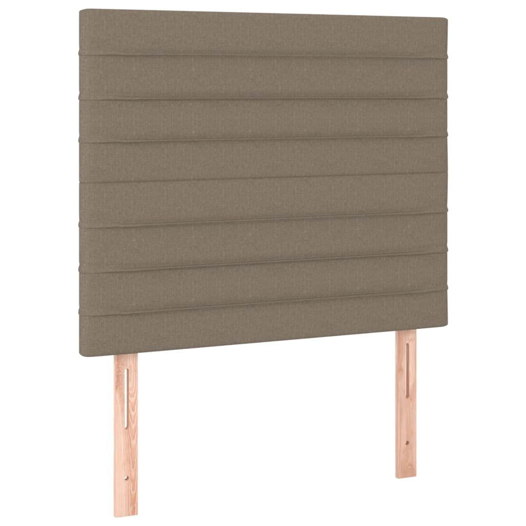 Rám Postele Bez Matrací Taupe 90X200 Cm Textil