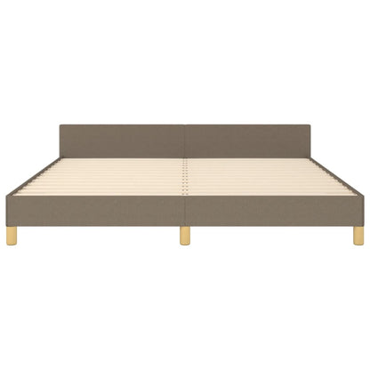 Rám Postele Bez Matrace Taupe 180 X 200 Cm Textil