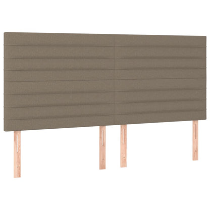 Rám Postele Bez Matrace Taupe 180 X 200 Cm Textil