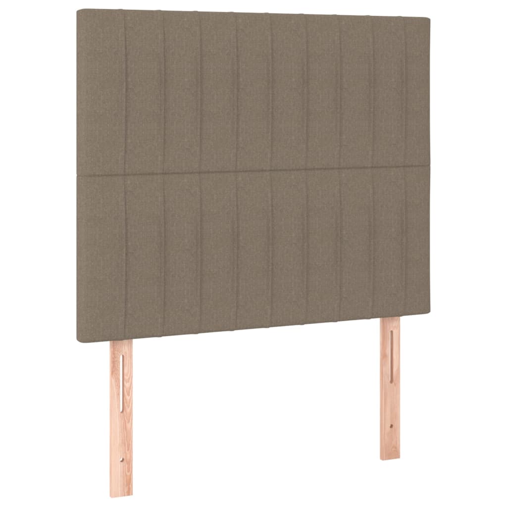 Rám Postele Bez Matrací Taupe 90X190 Cm Textil