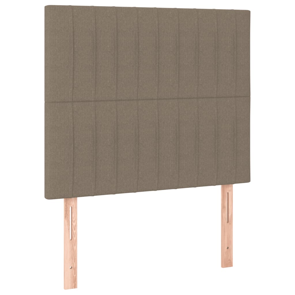 Rám Postele Bez Matrací Taupe 90X200 Cm Textil