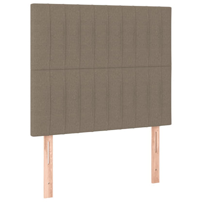Rám Postele Bez Matrací Taupe 90X200 Cm Textil