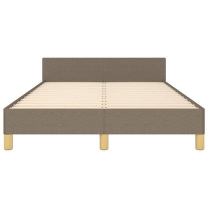 Rám Postele Bez Matrace Taupe 120 X 200 Cm Textil