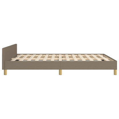 Rám Postele Bez Matrace Taupe 140 X 200 Cm Textil