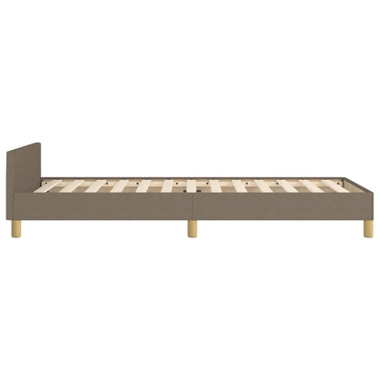 Rám Postele Bez Matrací Taupe 80X200 Cm Textil