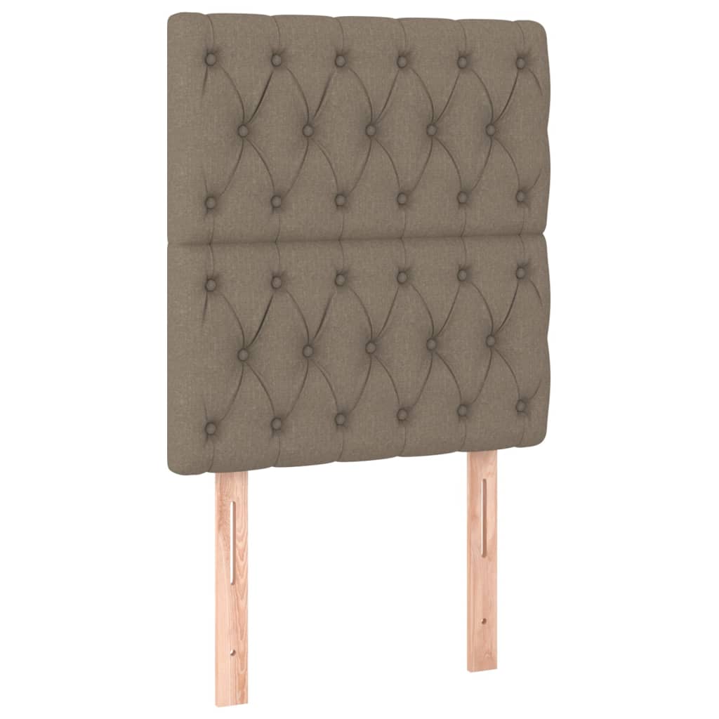 Rám Postele Bez Matrací Taupe 80X200 Cm Textil
