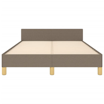 Rám Postele Bez Matrace Taupe 120 X 200 Cm Textil