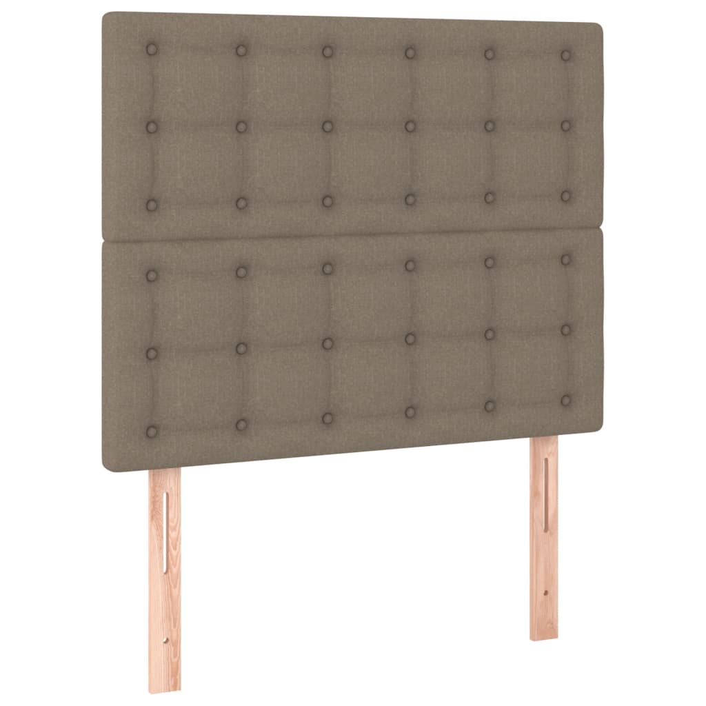 Rám Postele Bez Matrace Taupe 120 X 200 Cm Textil