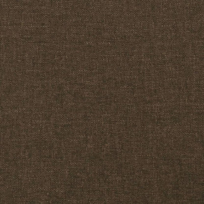 Rám Postele Bez Matrace Tmavě Hnědý 140 X 200 Cm Textil