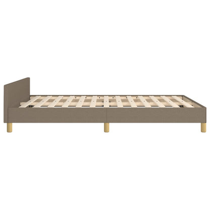 Rám Postele Bez Matrace Taupe 140 X 200 Cm Textil