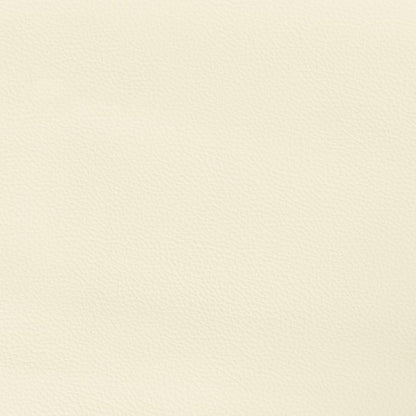 Rám Postele S Čelem Krémový 140X200 Cm Umělá Kůže