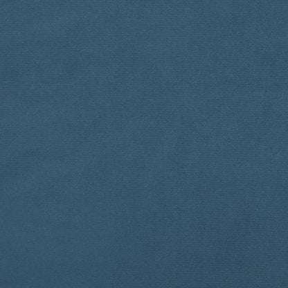 Rám Postele Bez Matrace Tmavě Modrý 160X200 Cm Samet