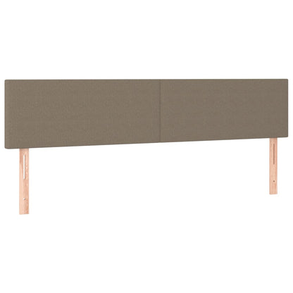 Box Spring Postel S Matrací Taupe 160X200 Cm Textil