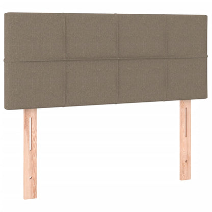 Box Spring Postel S Matrací Taupe 90X190 Cm Textil