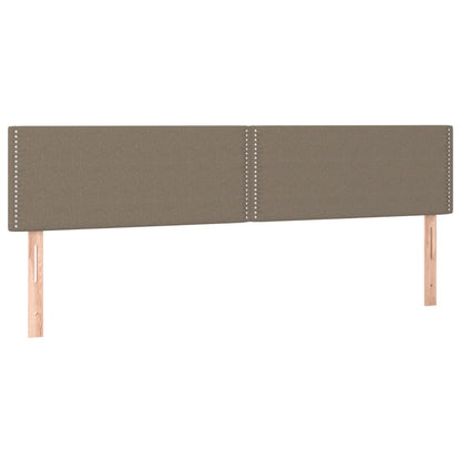 Box Spring Postel S Matrací Taupe 180X200 Cm Textil