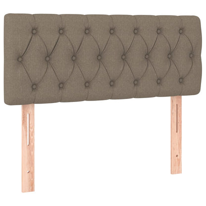 Box Spring Postel S Matrací Taupe 90X190 Cm Textil
