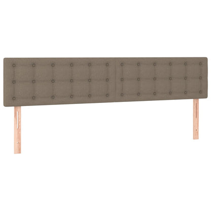 Box Spring Postel S Matrací Taupe 180X200 Cm Textil